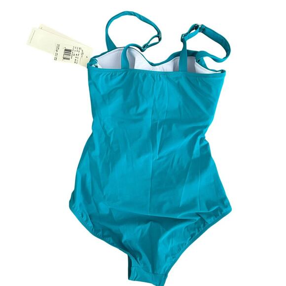 Gottex profile NWT women's D-cup wide strap one piece in color jade size 6D - Picture 3 of 9
